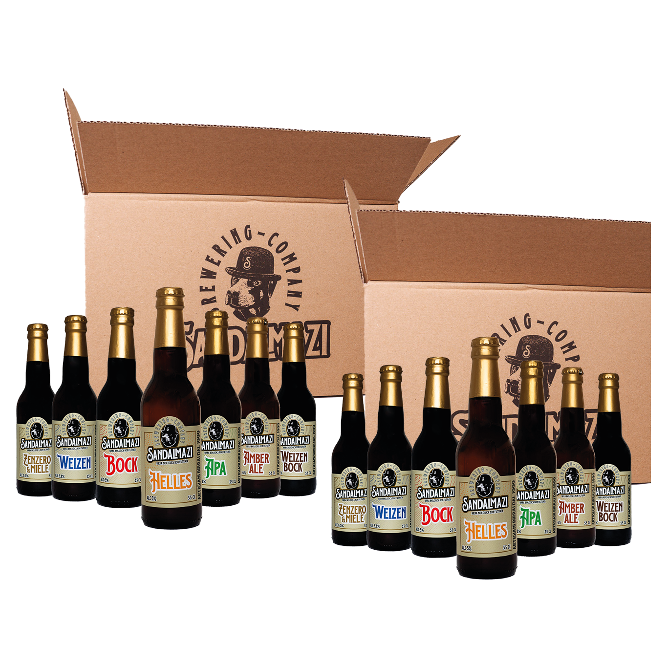 Scatola 24 Bottiglie Birra 33 cl
