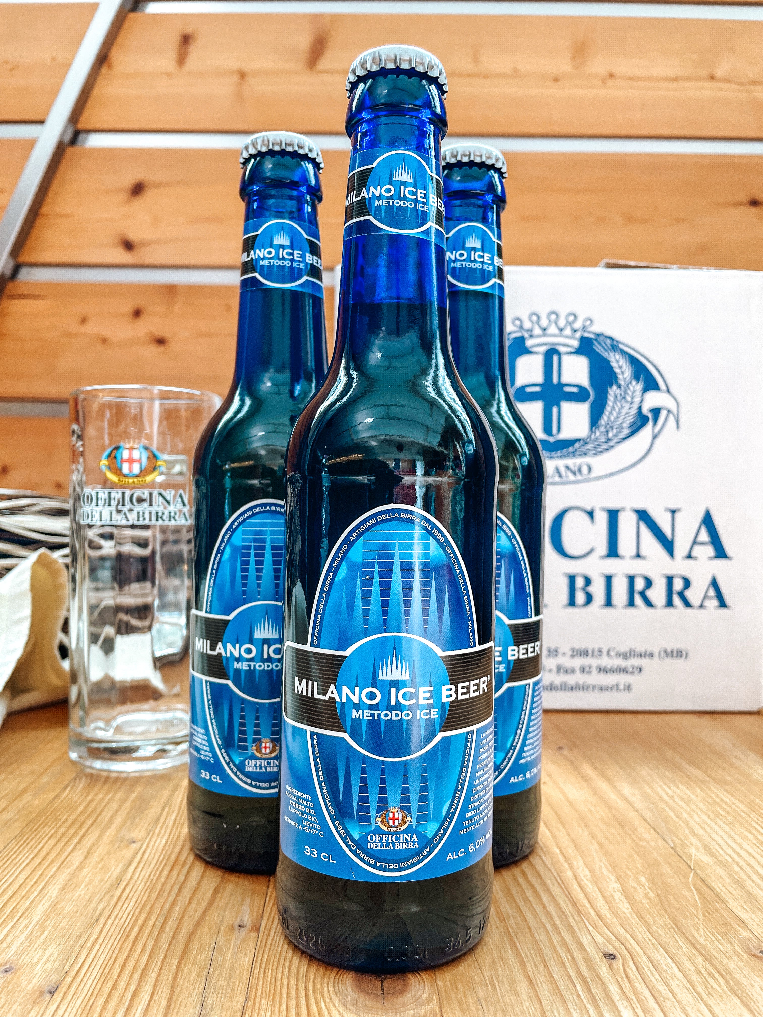 Beer box Milano Ice beer (33cl) 12 bott.
